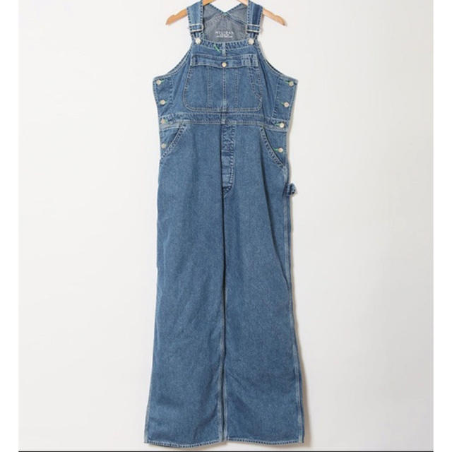 holiday(ホリデイ)のHOLIDAY BIG DENIM OVERALL 0 レディースのパンツ(サロペット/オーバーオール)の商品写真