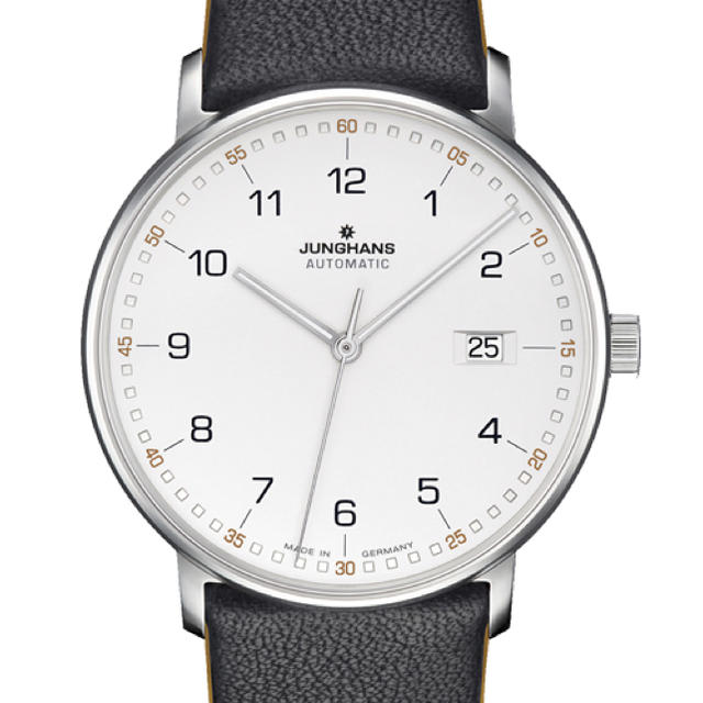 JUNGHANS - 美品　ユンハンス　fromA 国内正規品　自動巻モレラート製Dバックル付き腕時計