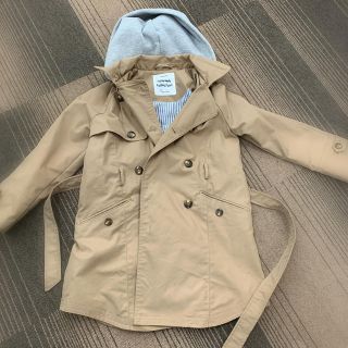 ザラキッズ(ZARA KIDS)のZARA girls フード付トレンチコート122cm(コート)