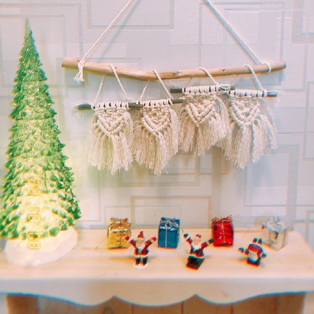 流木付き マクラメ クリスマスオーナメント 小さめ編物の通販 By Akane S Shop ラクマ