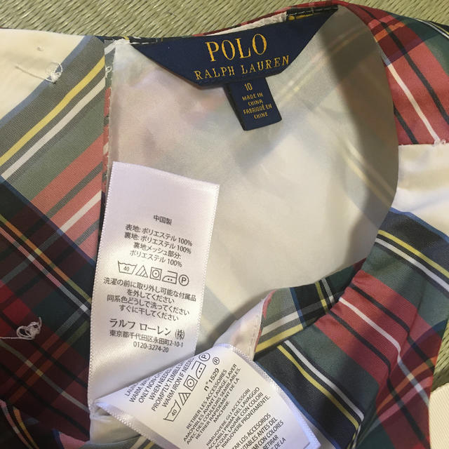 POLO RALPH LAUREN(ポロラルフローレン)のラルフローレン　ドレス　10 キッズ/ベビー/マタニティのキッズ服女の子用(90cm~)(ドレス/フォーマル)の商品写真