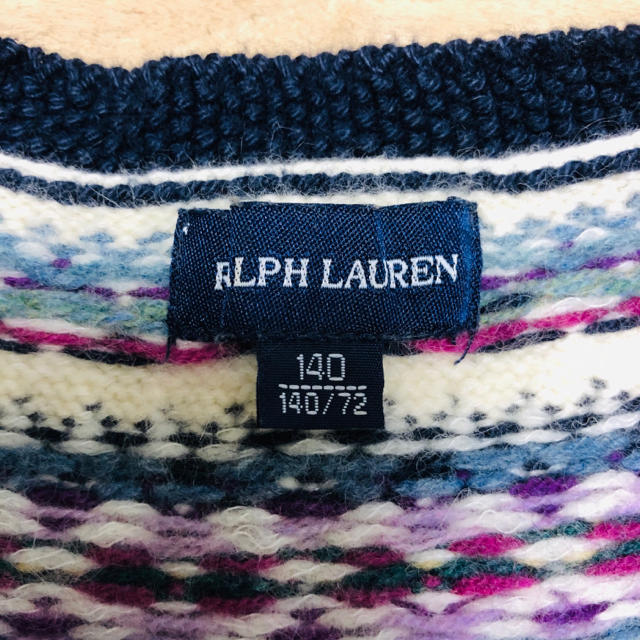 Ralph Lauren(ラルフローレン)のラルフローレン　ガールズ　140cm キッズ/ベビー/マタニティのキッズ服女の子用(90cm~)(ニット)の商品写真