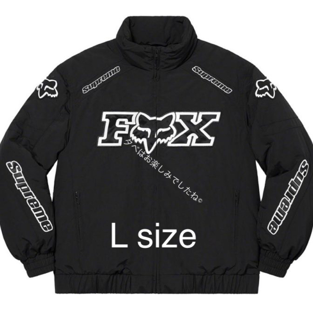 Supreme Fox Racing Puffy Jacket Lサイズ