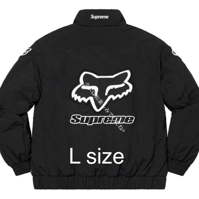 Supreme Fox Racing Puffy Jacket Lサイズ