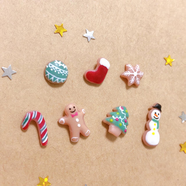 Xmas クリスマス アイシングクッキー お菓子ネイル 3dネイルパーツの通販 By S Shop ラクマ