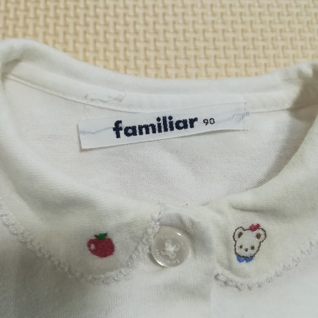 familiar(ファミリア)のFamiliar シャツ90cm キッズ/ベビー/マタニティのキッズ服女の子用(90cm~)(Tシャツ/カットソー)の商品写真