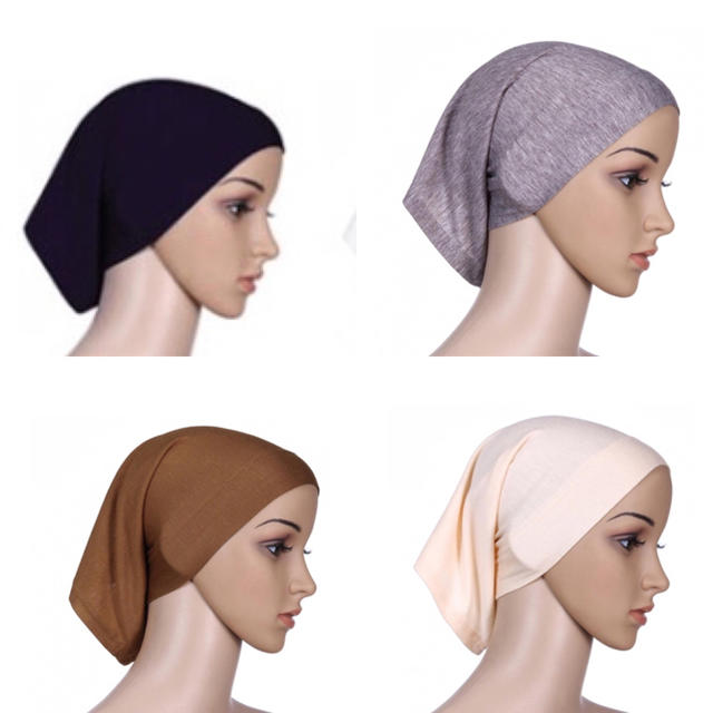 【グレー】インナーヒジャブ  hijab  ヒジャブ  レディースのファッション小物(バンダナ/スカーフ)の商品写真