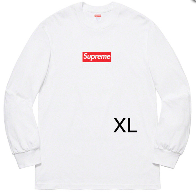 Supreme Box Logo L/S Tee White S ホワイト 新品