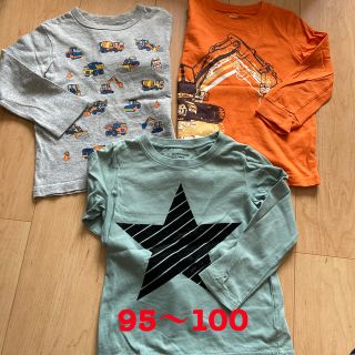 ベビーギャップ(babyGAP)のbabyGAP carter’s GLOBAL WORK  ロンT3枚　セット　(Tシャツ/カットソー)