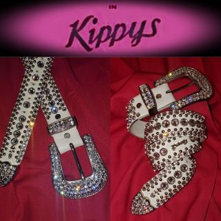 スワロフスキー(SWAROVSKI)の⑦ Kippys  White スワロフスキー SWAROVSK キッピーズ  (ベルト)