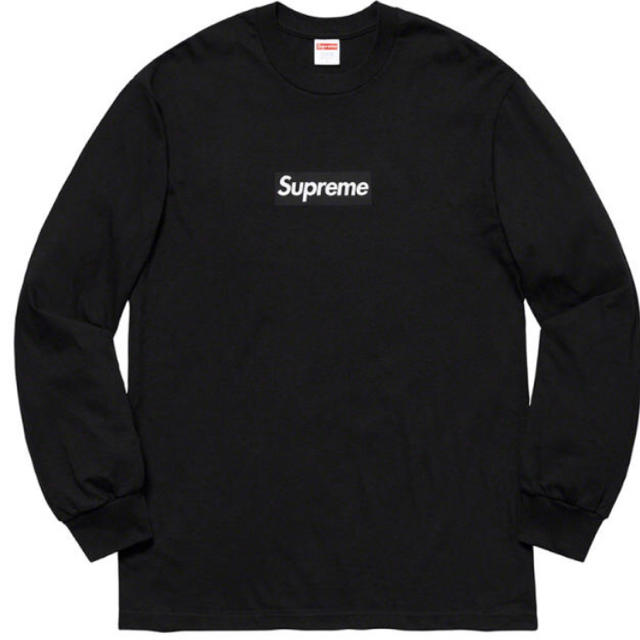 希少XL Supreme  Box Logo L/S Tee White