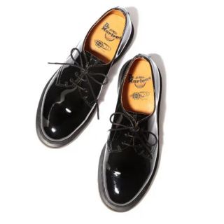 ドクターマーチン(Dr.Martens)のDr.Martens × Ray BEAMS / 別注パテント3EYEシューズ (ローファー/革靴)