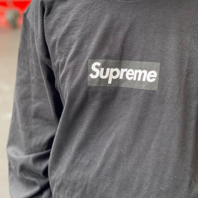 supreme box logo tee シュプリーム  Sサイズ　ブラック