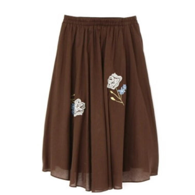 PROPORTION(プロポーション)のブラウン　花柄スカート🤎 レディースのスカート(ロングスカート)の商品写真