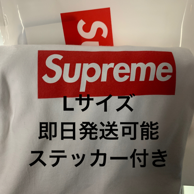 Tシャツ/カットソー(七分/長袖)supreme Box Logo L/S Tee シュプリーム 白 ボックスロゴ