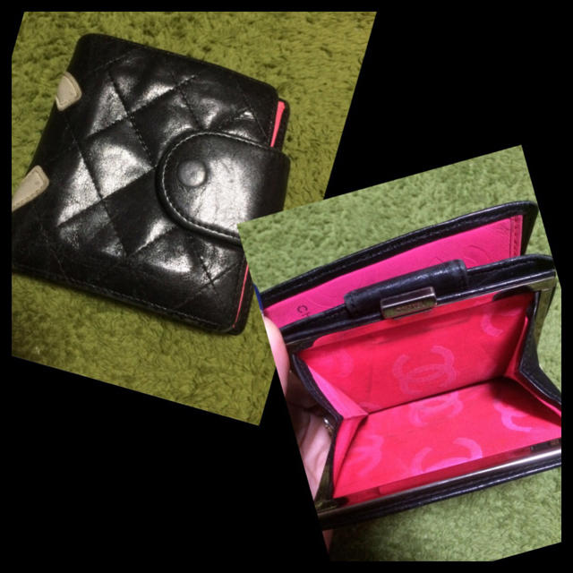 CHANEL(シャネル)のCHANELカンボンライン2つ折財布 レディースのファッション小物(財布)の商品写真