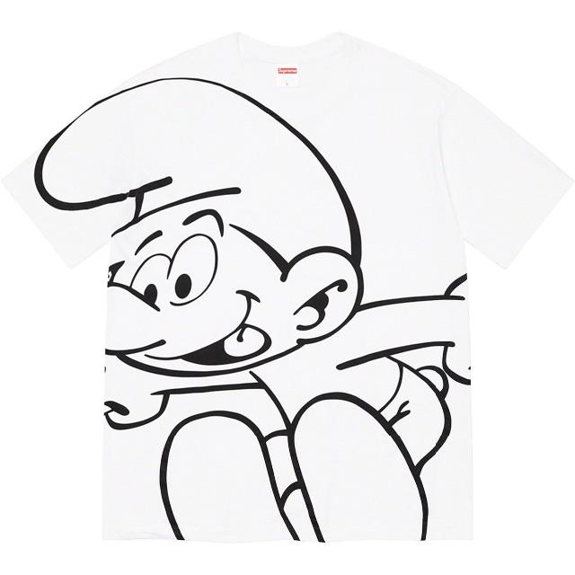 希少XL Supreme Smurfs TeeTシャツ/カットソー(半袖/袖なし)