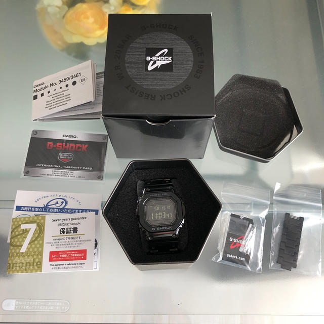 美品　CASIO g-shock gショック   GMW-B5000GD-1JF