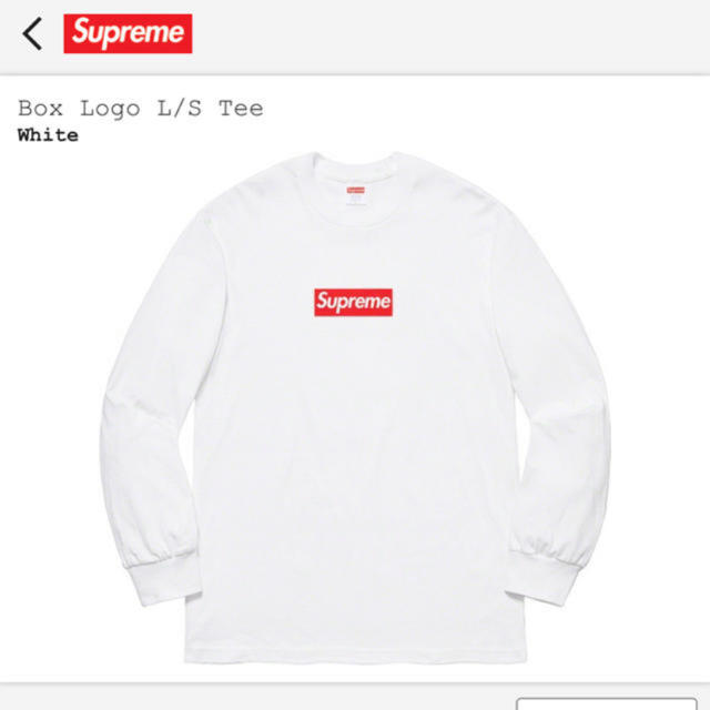 supreme Box Logo L/S Tee シュプリーム ボックスロゴメンズ