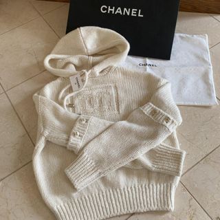 シャネル(CHANEL)のCHANEL  カシミアシルク　ニット　34(ニット/セーター)