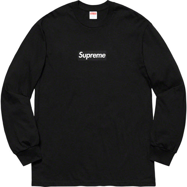 新品未着用 Supreme  Box Logo L/S Tee ブラック