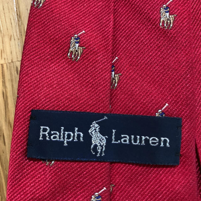 Ralph Lauren(ラルフローレン)のラルフローレンキッズ ネクタイ 子供用 小学生 赤 レッド キッズ/ベビー/マタニティのこども用ファッション小物(その他)の商品写真