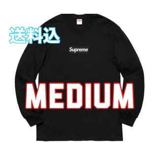 Box Logo L/S Tee Black M Supreme