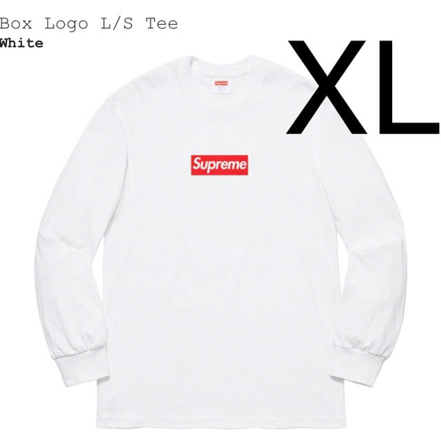 supremeSupreme Week7 Box Logo L/S Tee White XL