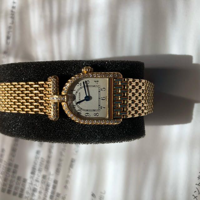 Cartier ダイヤ 時計の通販 by shop｜カルティエならラクマ - カルティエ 18k 超激安新品