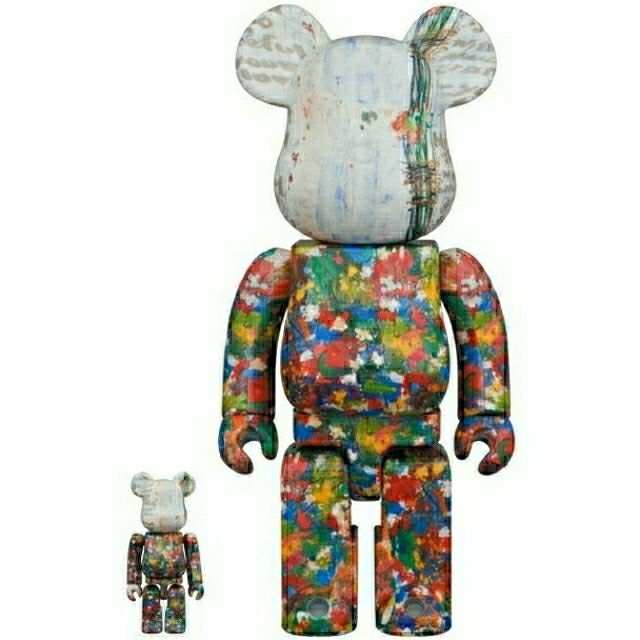 MEDICOM TOY(メディコムトイ)のBE@RBRICK 木梨憲武《感謝》100％ & 400％ エンタメ/ホビーのフィギュア(その他)の商品写真