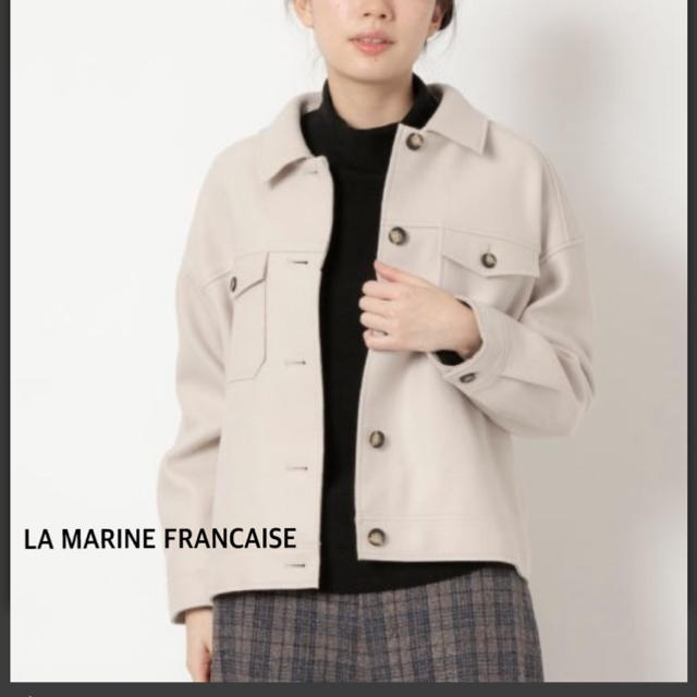 LA MARINE FRANCAISE  ジャージーメルトンブルゾン