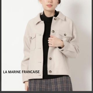 マリンフランセーズ(LA MARINE FRANCAISE)のLA MARINE FRANCAISE  ジャージーメルトンブルゾン(ブルゾン)