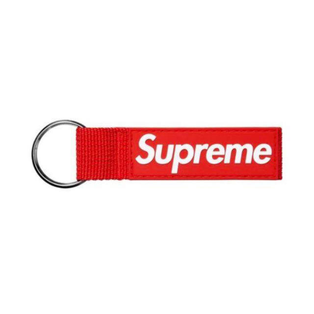 Supreme(シュプリーム)のシュプリーム キーホルダー Webbing Keychain【赤】 メンズのファッション小物(キーホルダー)の商品写真