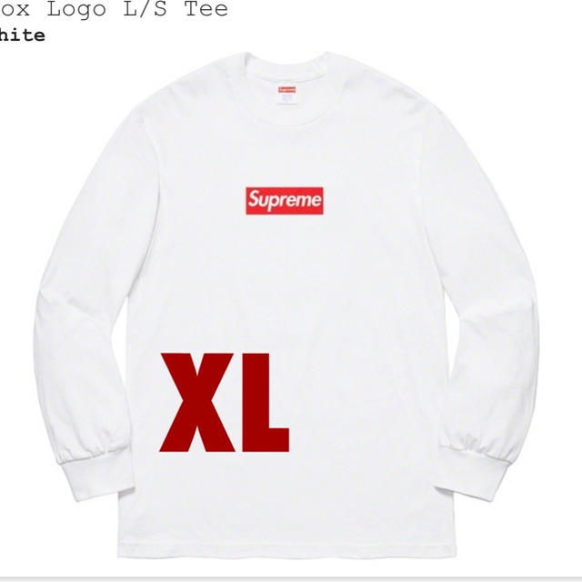 Supreme box logo l/s tee XL 最善 www.gold-and-wood.com