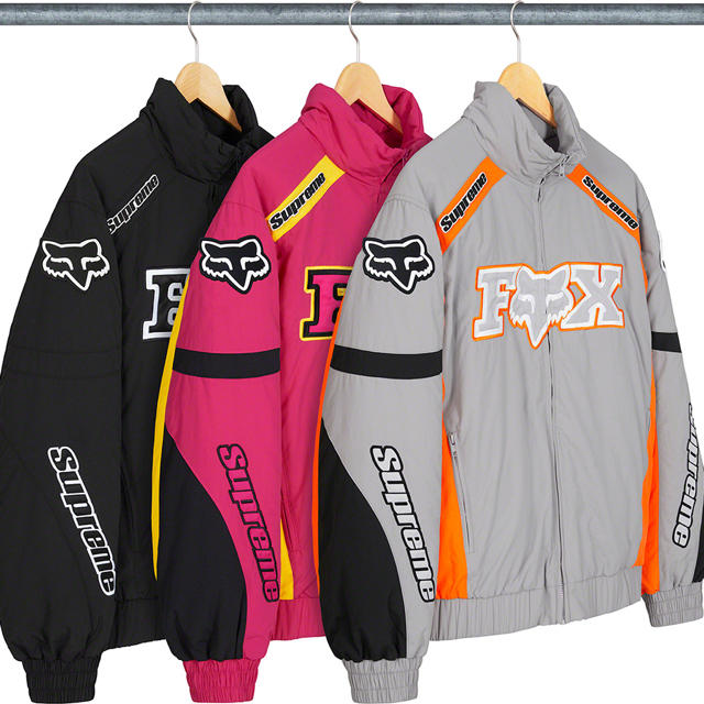 【Lサイズ】 Supreme®/Fox® Racing Puffy Jacket