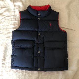 ポロラルフローレン(POLO RALPH LAUREN)のcoco様専用11/2まで　ラルフローレンダウンベストリバーシブル110(ジャケット/上着)