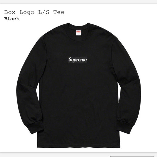 メンズシュプリーム　Box Logo L/S Tee