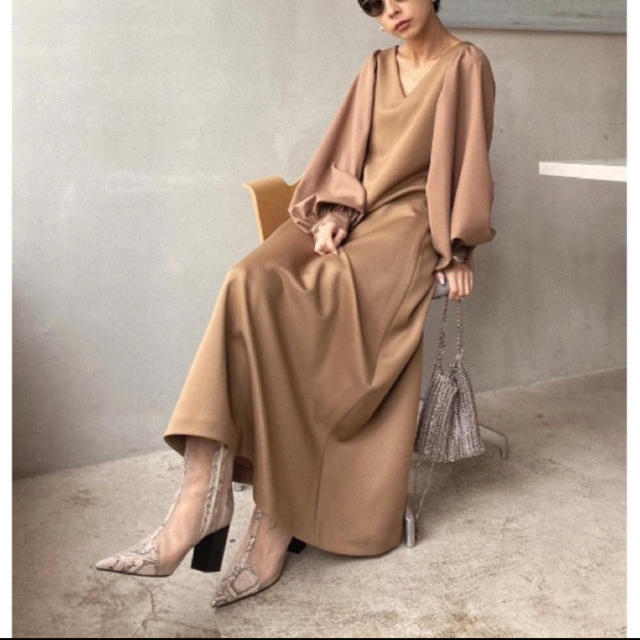 国産超歓迎 Ameri VINTAGE - yuzutuchiy様専用☆CANOPY SLEEVE DRESS