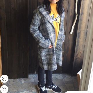 ザラキッズ(ZARA KIDS)のZARAキッズチェック柄コートサイズ134(コート)