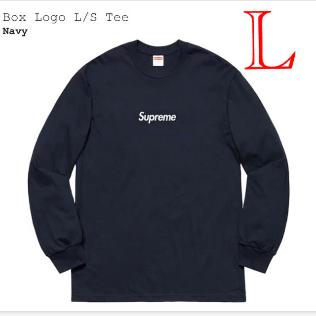 Supreme Box Logo L/S Teeトップス