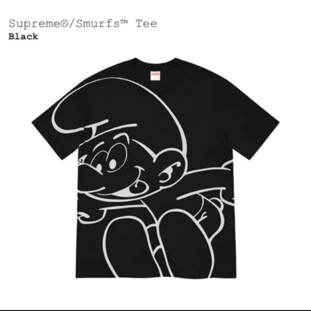 supreme smurfs tee スマーフ M Black 黒 シュプリーム