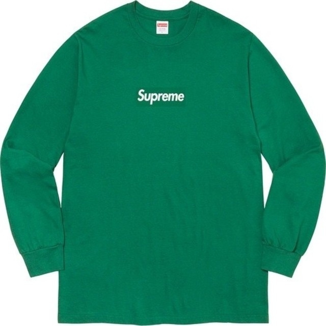 緑S Box Logo L/S Tee