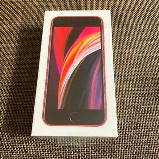 アイフォーン(iPhone)の【新品未開封】iPhone SE2 128GB RED simフリー本体(スマートフォン本体)