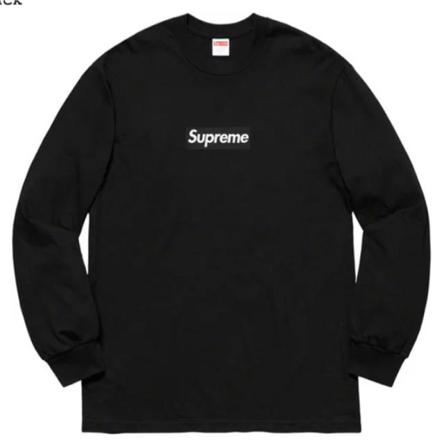 Supreme Box Logo L/S Tee Black Lサイズ