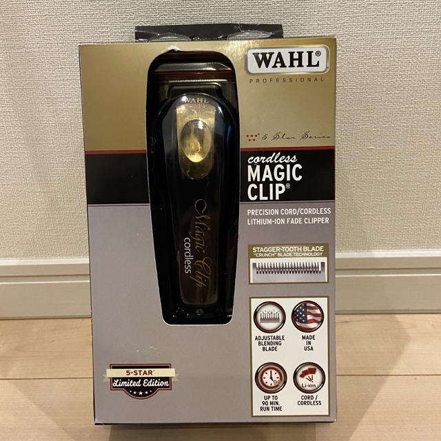 wahl 5star cordless magic clip gold