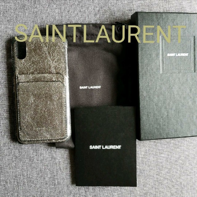 Saint Laurent(サンローラン)のSAINT LAURENT iPhoneX XSケース スマホ/家電/カメラのスマホアクセサリー(iPhoneケース)の商品写真