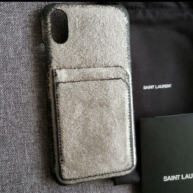 Saint Laurent(サンローラン)のSAINT LAURENT iPhoneX XSケース スマホ/家電/カメラのスマホアクセサリー(iPhoneケース)の商品写真