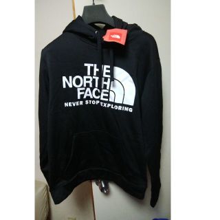 ザノースフェイス(THE NORTH FACE)の新品 タグ付 THE NORTH FACE SWEAT PARKER M(L 黒(パーカー)