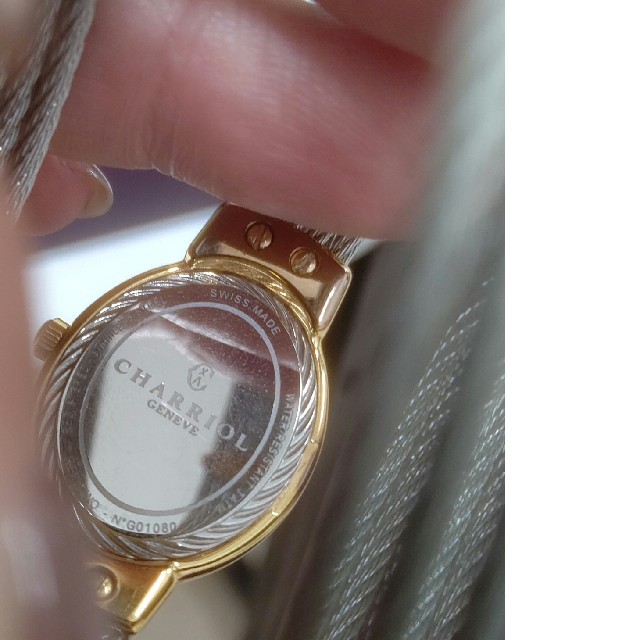 CHARRIOL(シャリオール)のシャリオール☆cgarriol☆レディース腕時計 レディースのファッション小物(腕時計)の商品写真