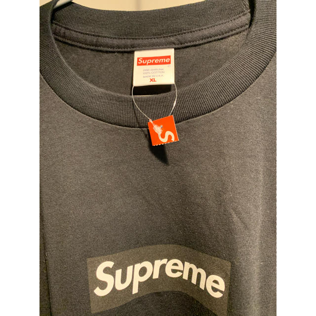 Supreme(シュプリーム)のsupreme Box Logo L/S Tee ブラック XL メンズのトップス(Tシャツ/カットソー(七分/長袖))の商品写真